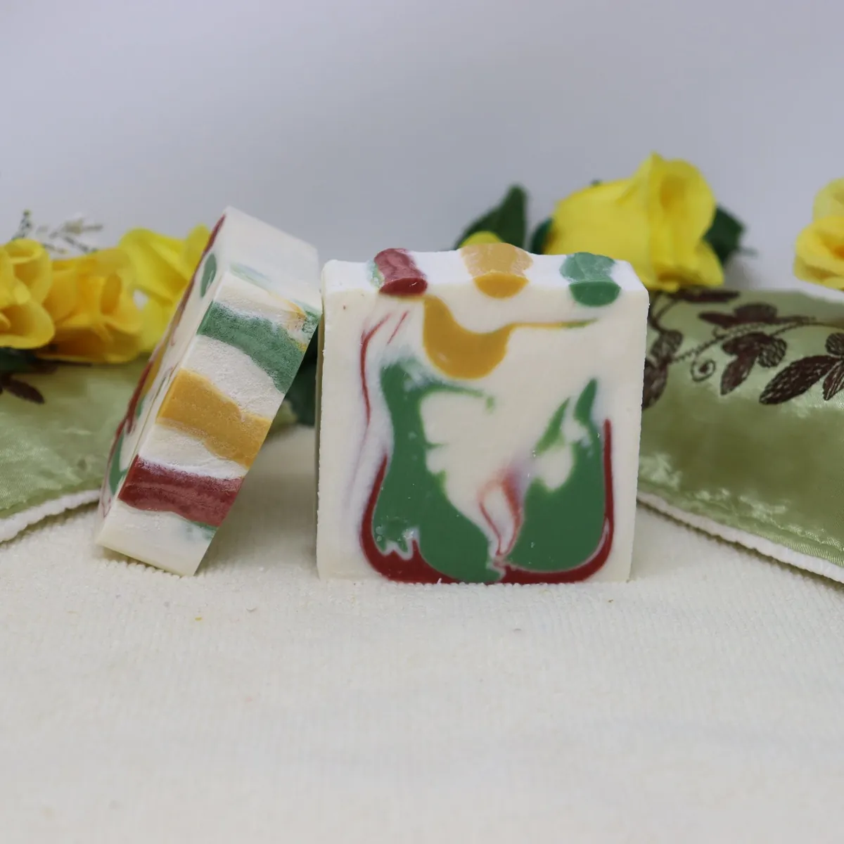 Christmas Wreath Soap by By the Sea Soap Shoppe