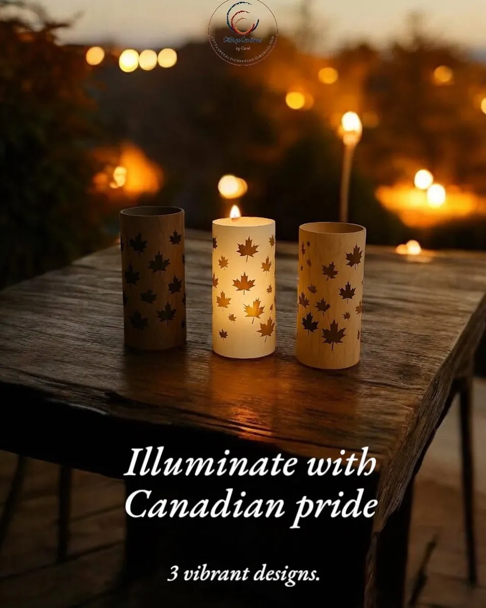 Canadian lanterns by Cottage Creations by Carol