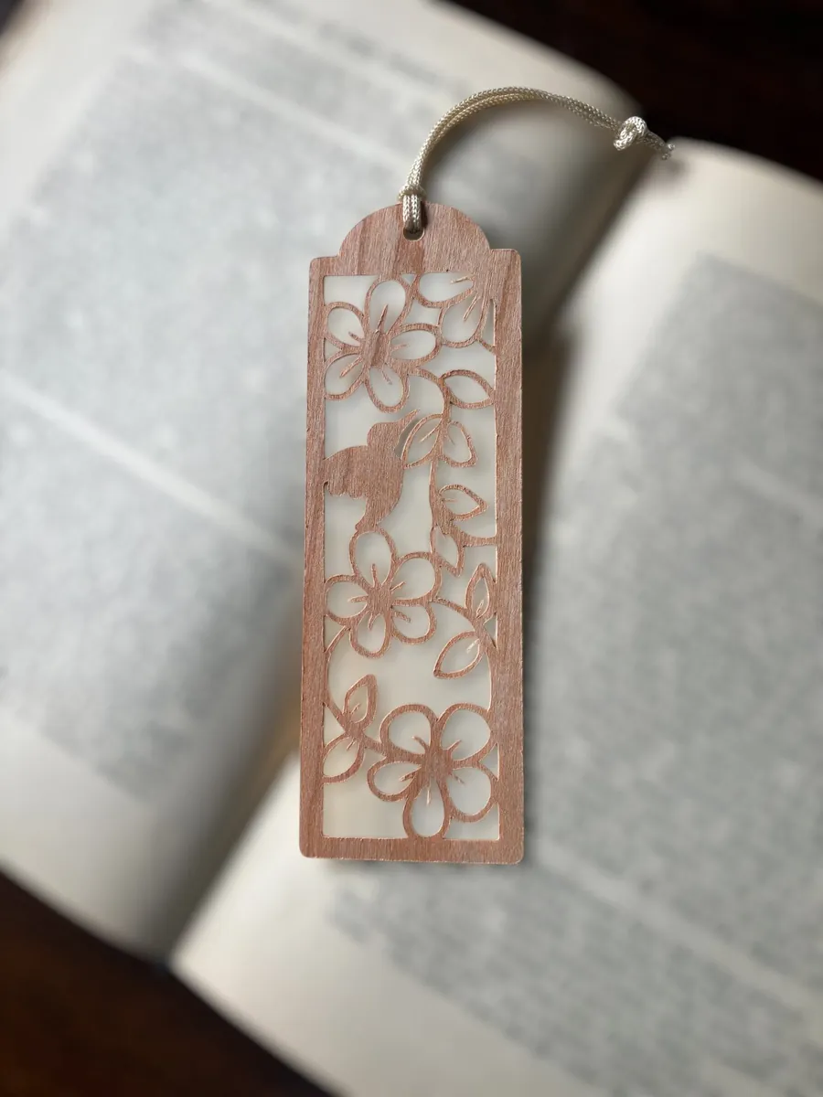 Floral bookmark by Cottage Creations by Carol