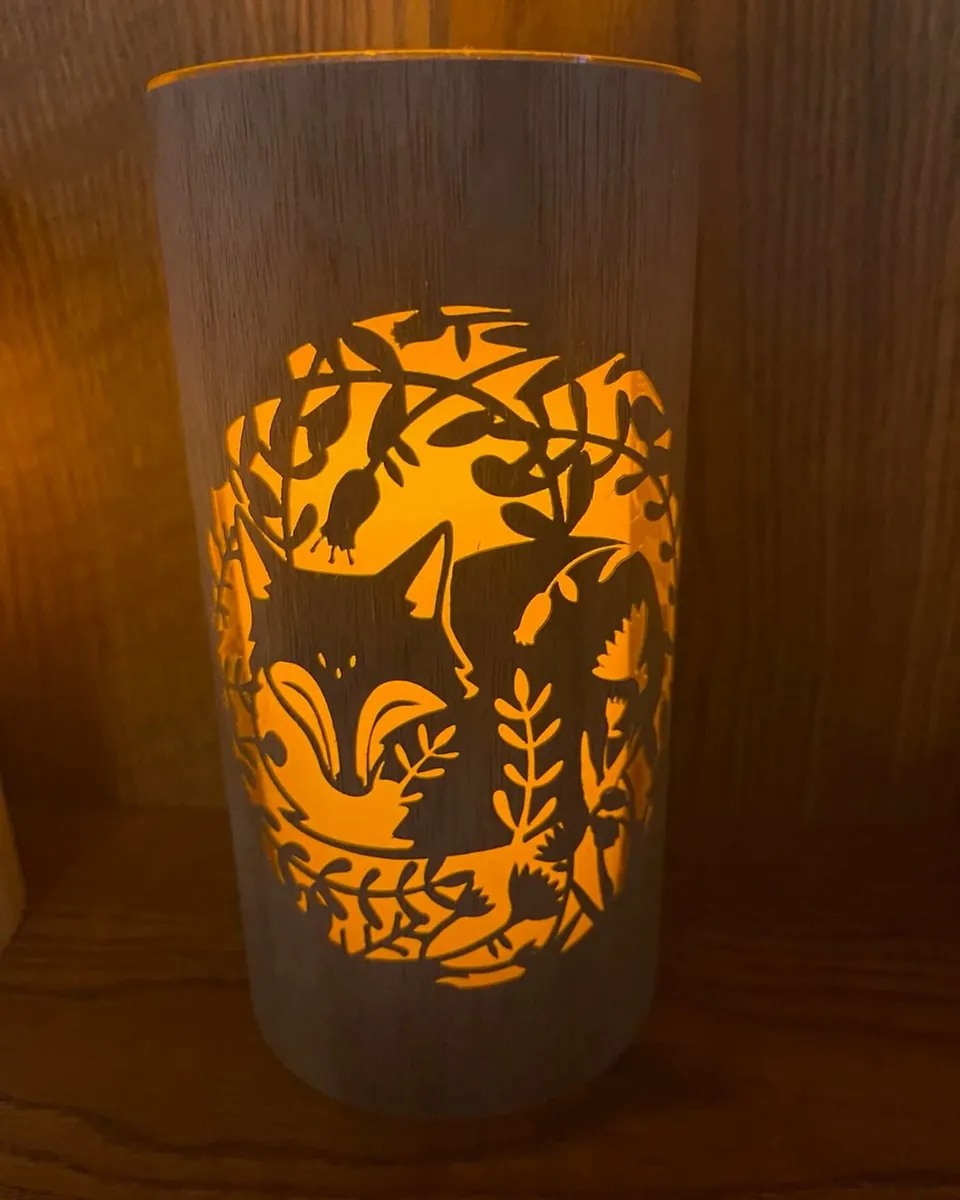 Fox lantern by Cottage Creations by Carol