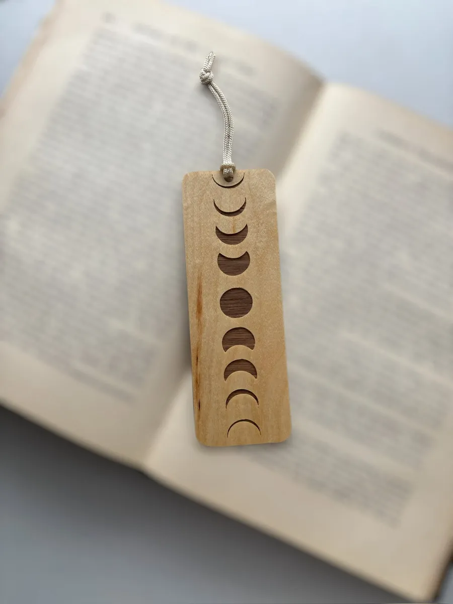 Moon phase bookmark by Cottage Creations by Carol