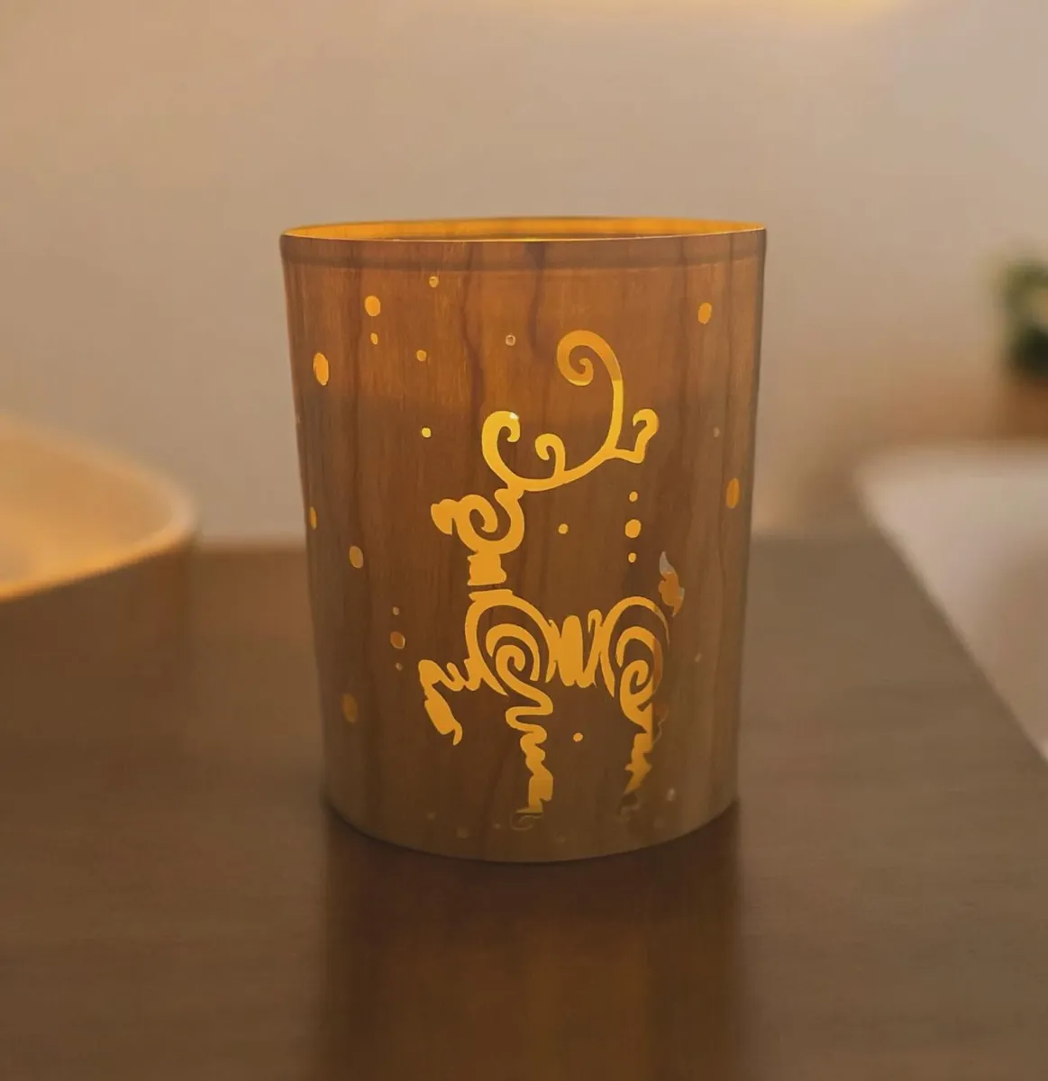 Reindeer lantern by Cottage Creations by Carol