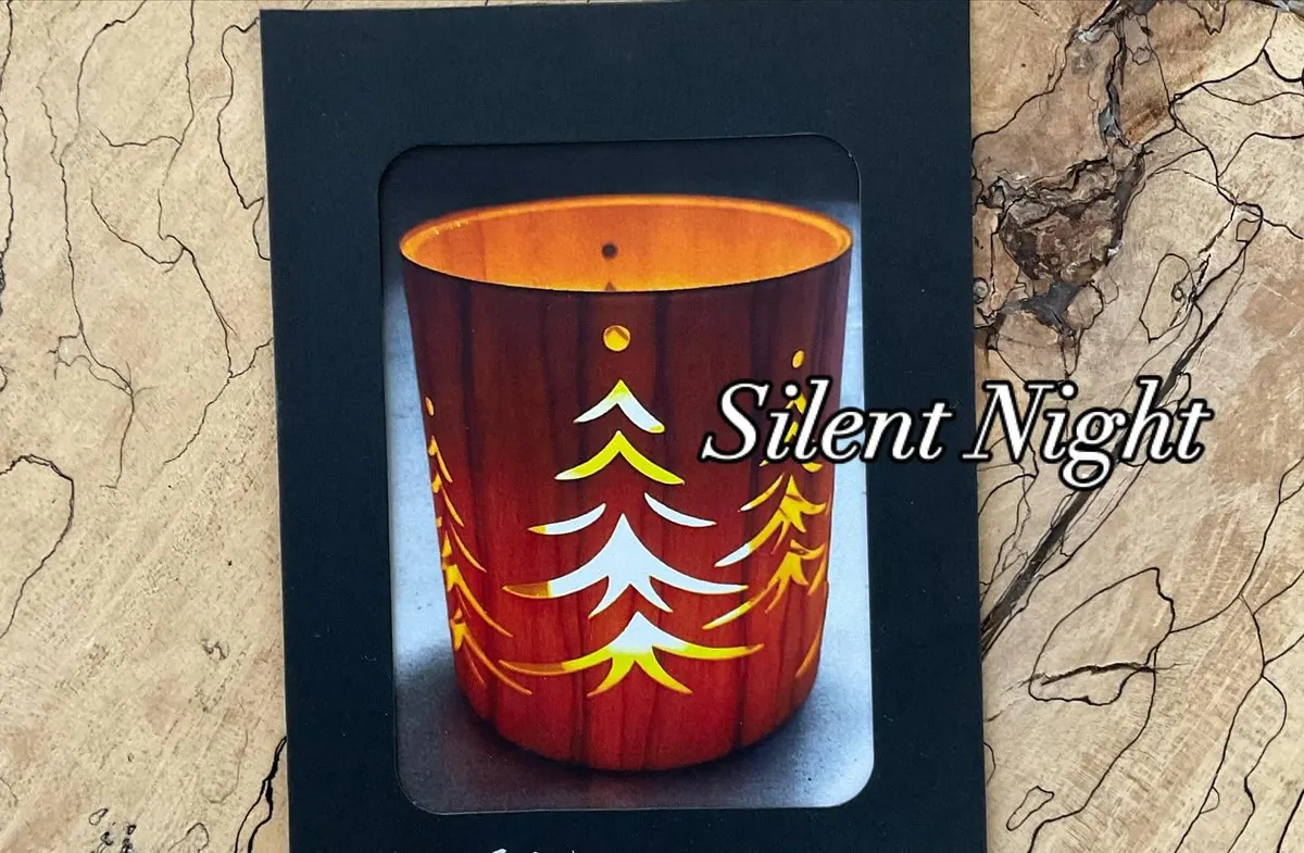 Silent Night lantern by Cottage Creations by Carol