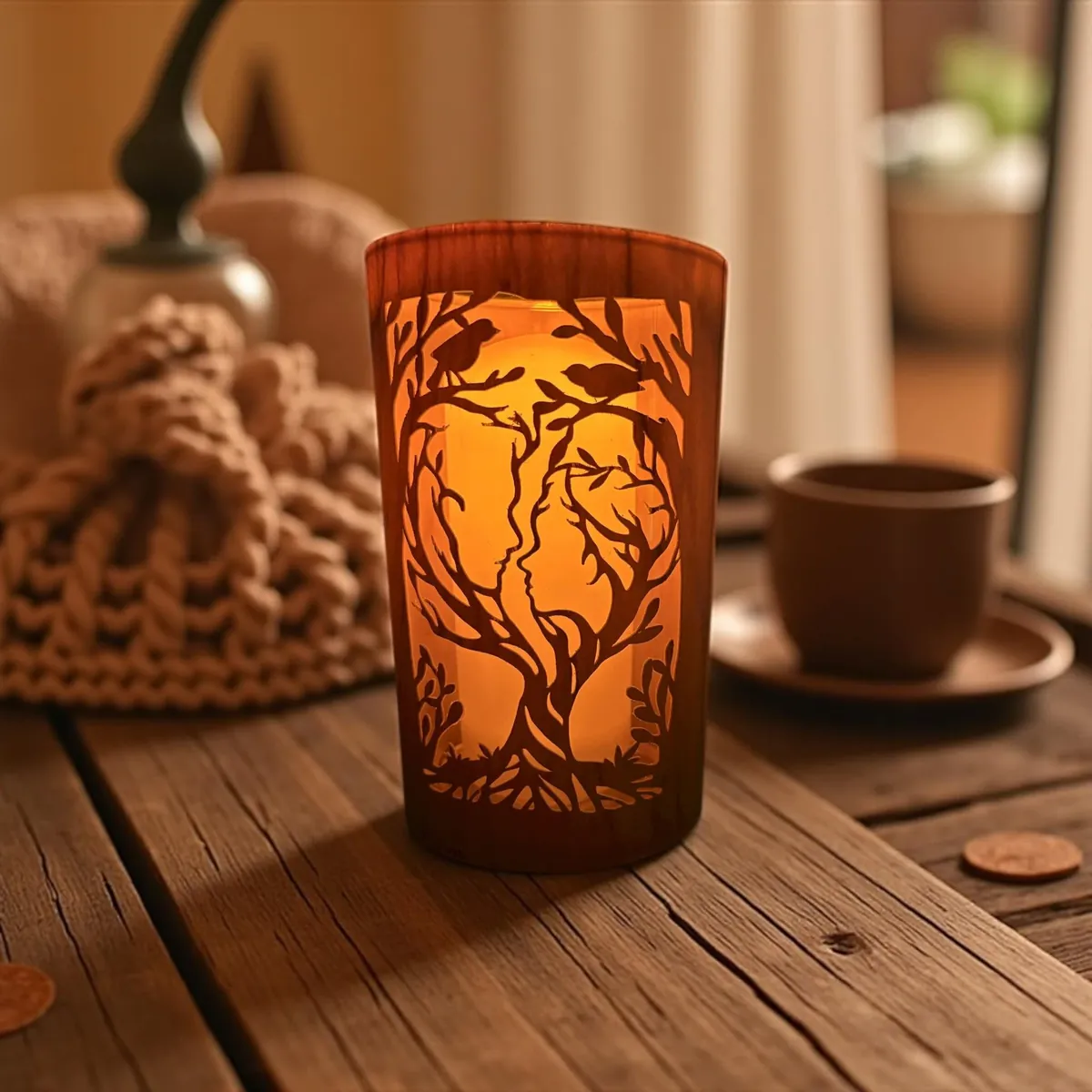 Tree lantern by Cottage Creations by Carol