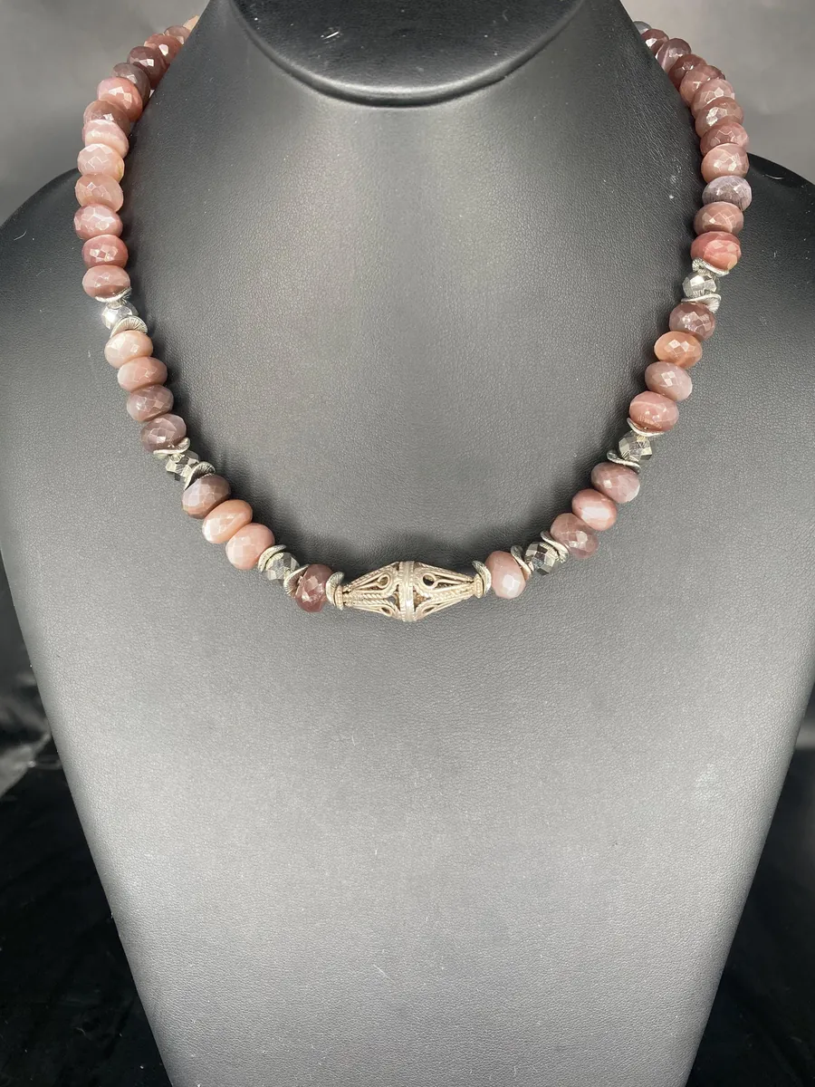 Taupe opal necklace by Dara Jane Jewellery