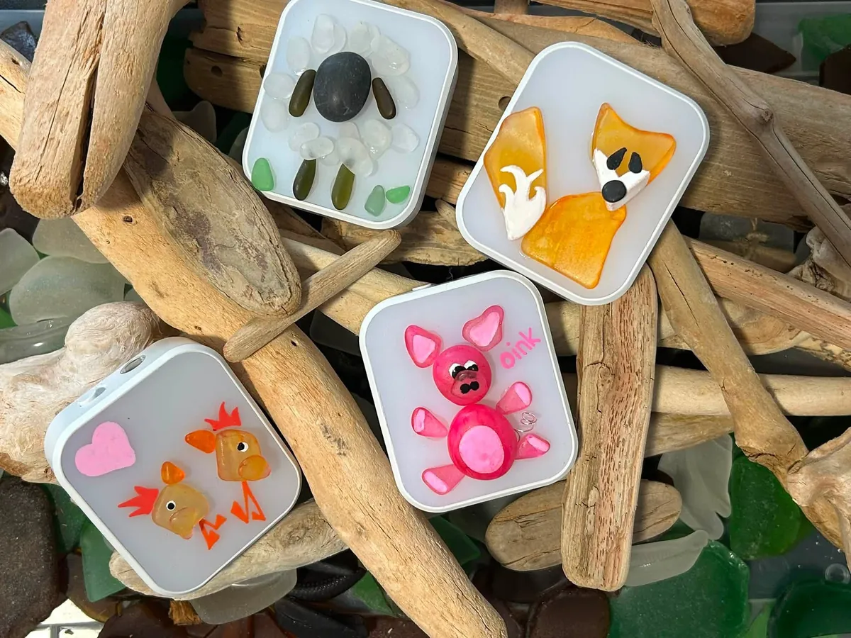 Sheep, fox, pig and chick night lights by Joy Designs