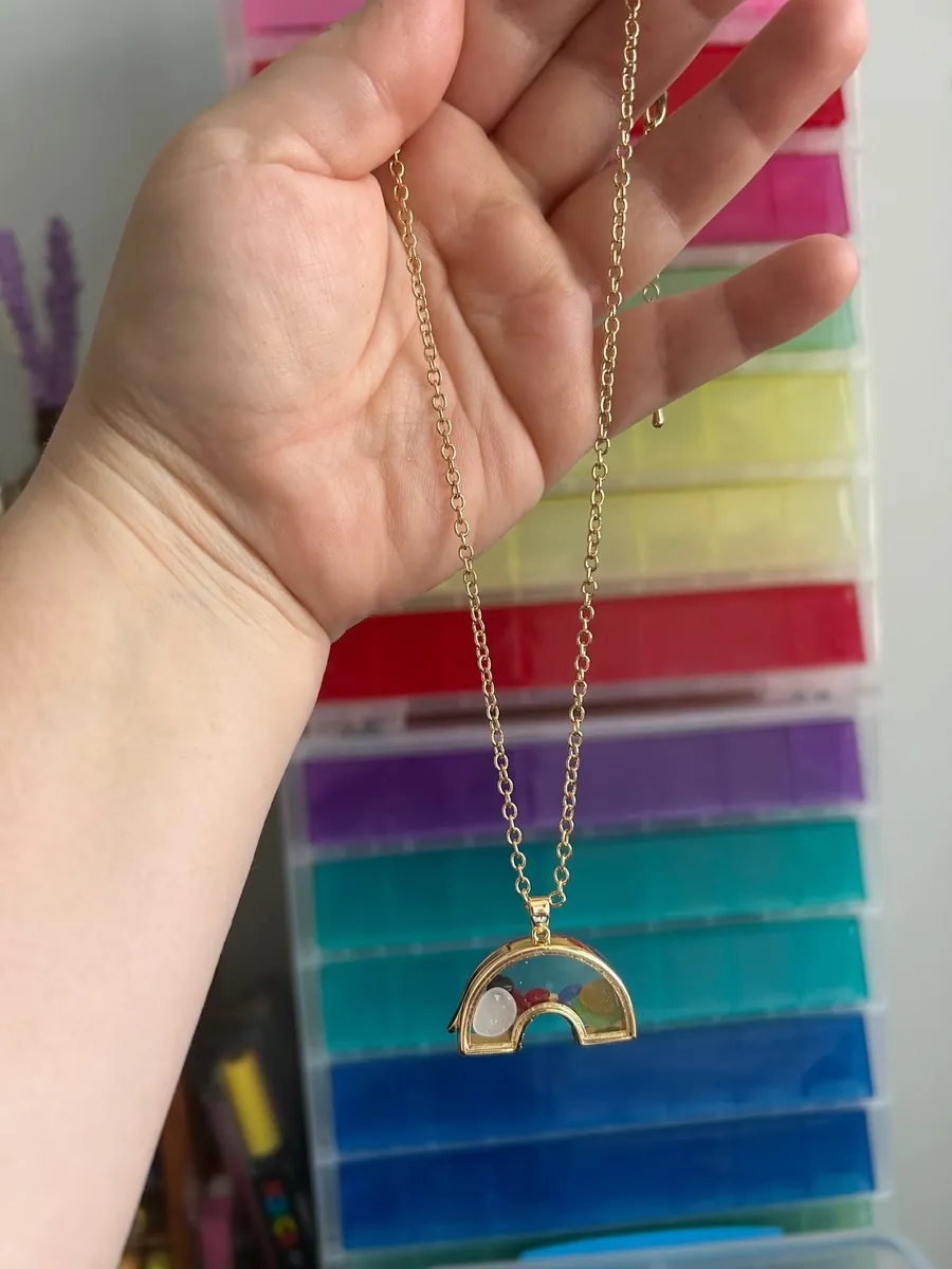 Rainbow pendant by Joy Designs