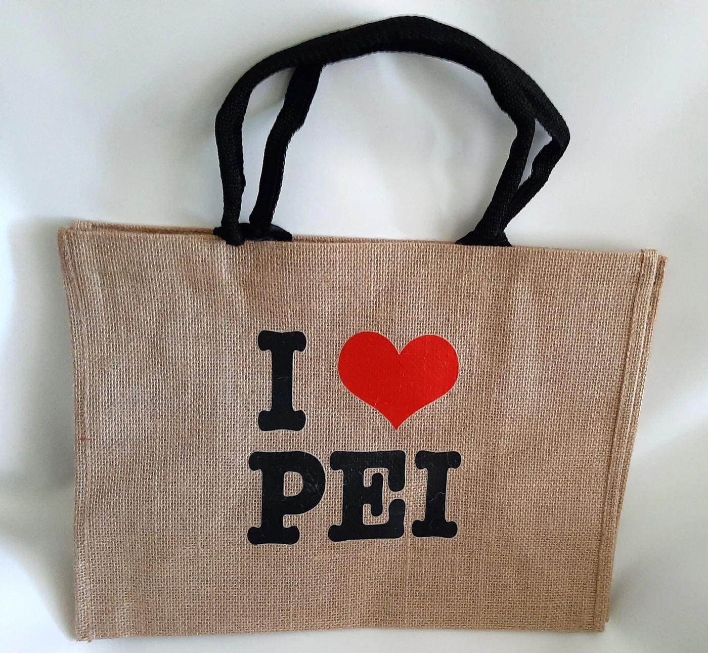 Burlap Tote by Kerry Woodworking