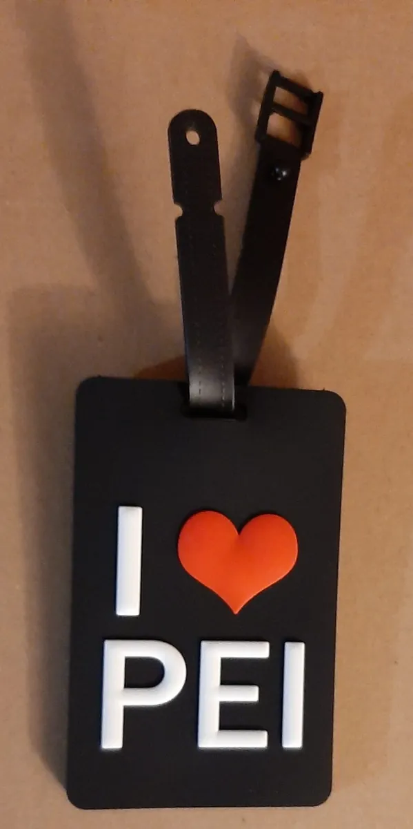 Luggage tag by Kerry Woodworking