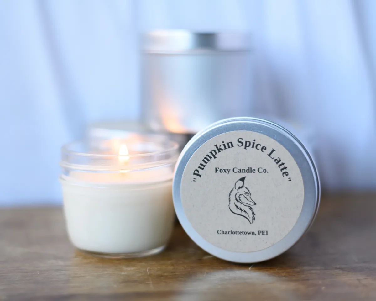 Pumpkin Spice Latte candle by Kerry Woodworking