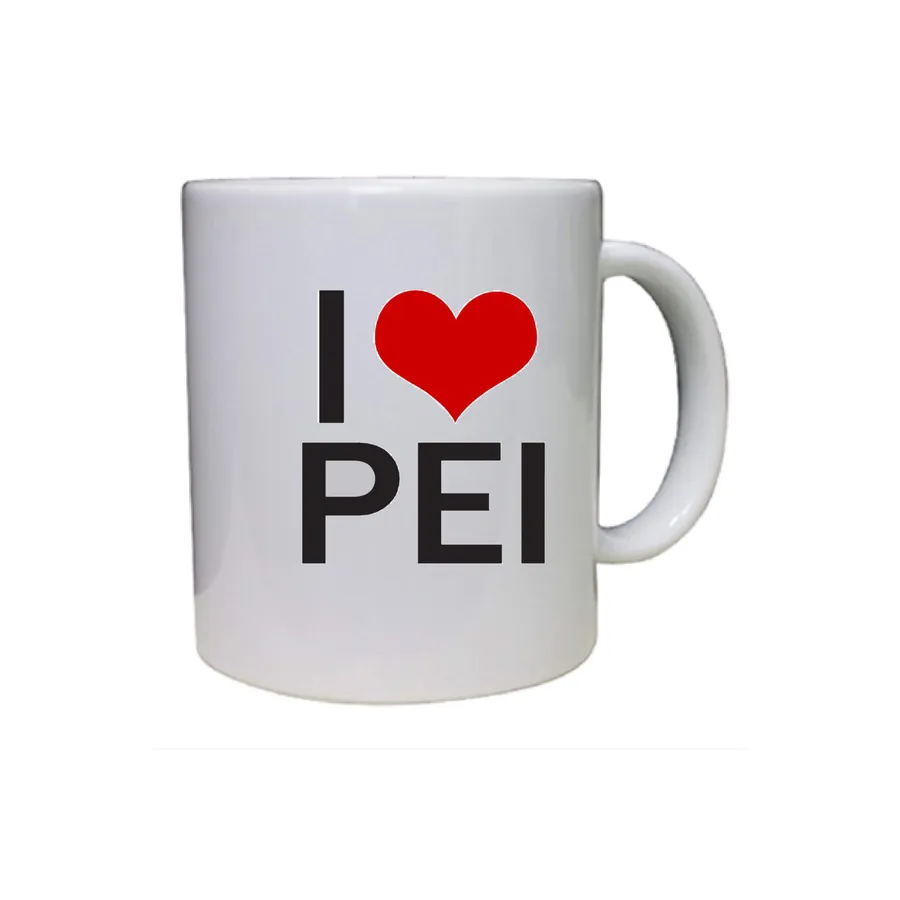 I Love PEI coffee mug