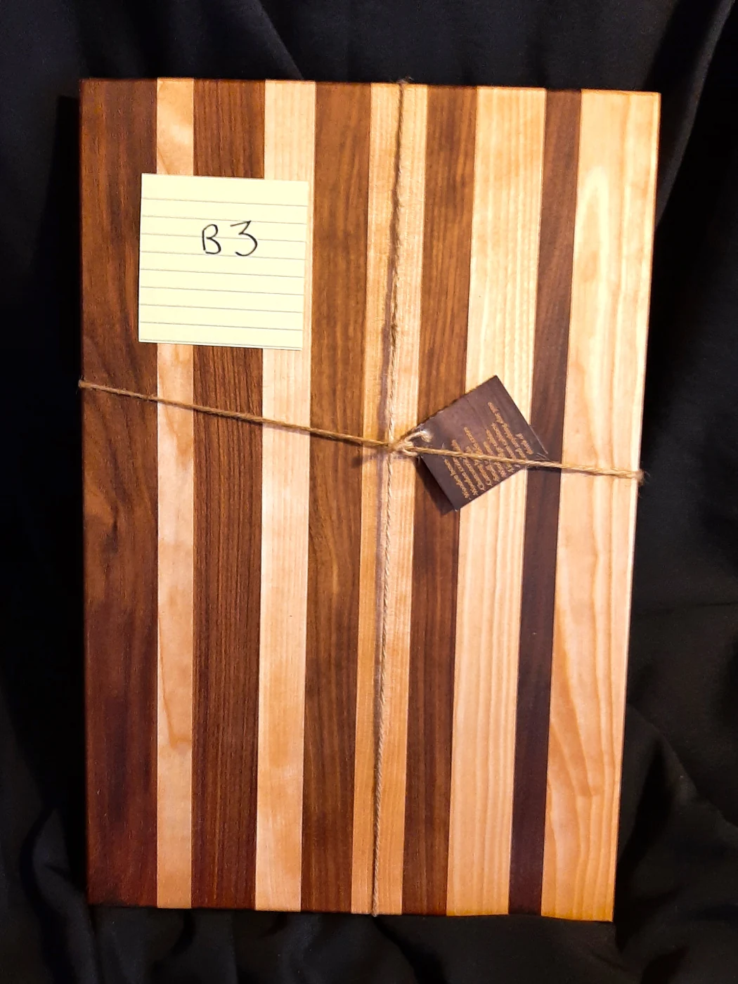 Walnut & Yellow Birch Cutting Board by Kerry Woodworking