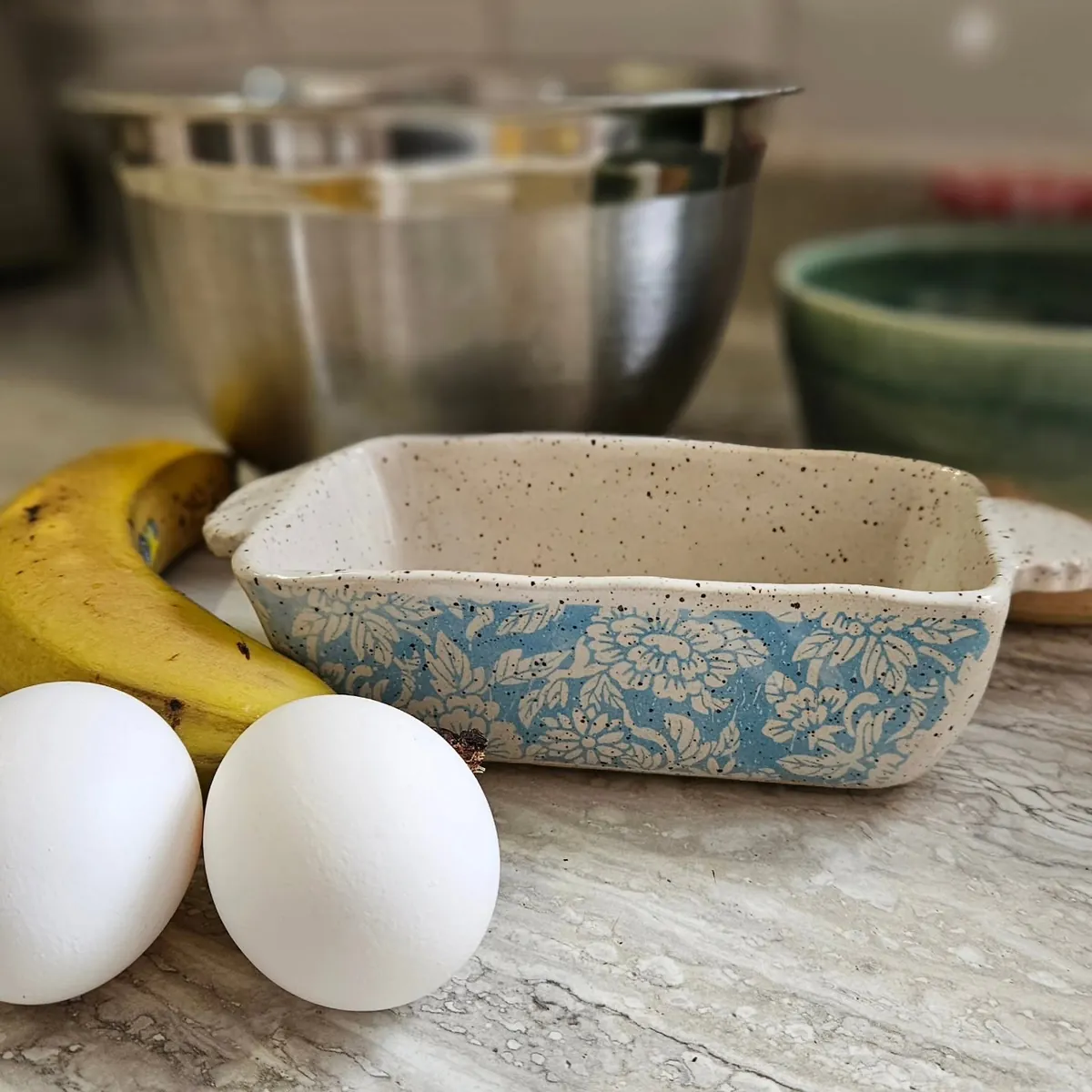 Loaf pan by Lindsay Bromley Pottery