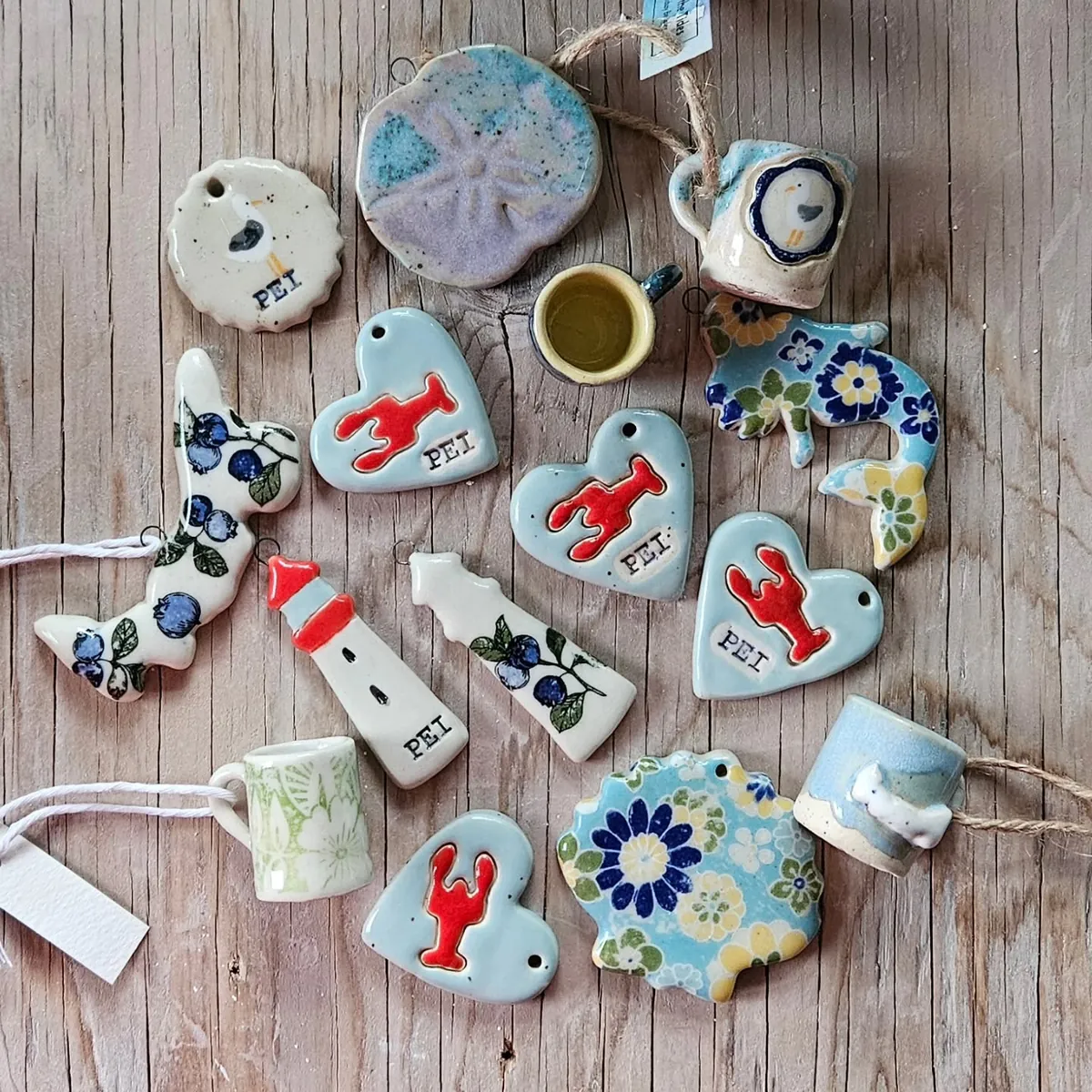 Ornaments by Lindsay Bromley Pottery