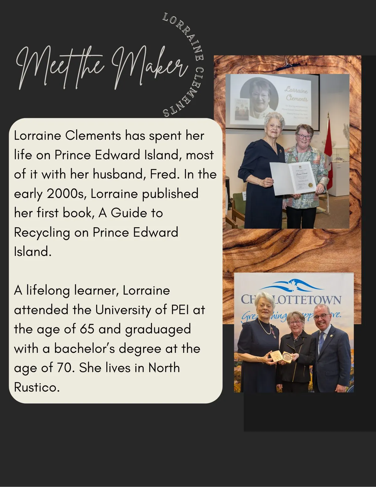 Meet the Maker poster: Lorraine Clements