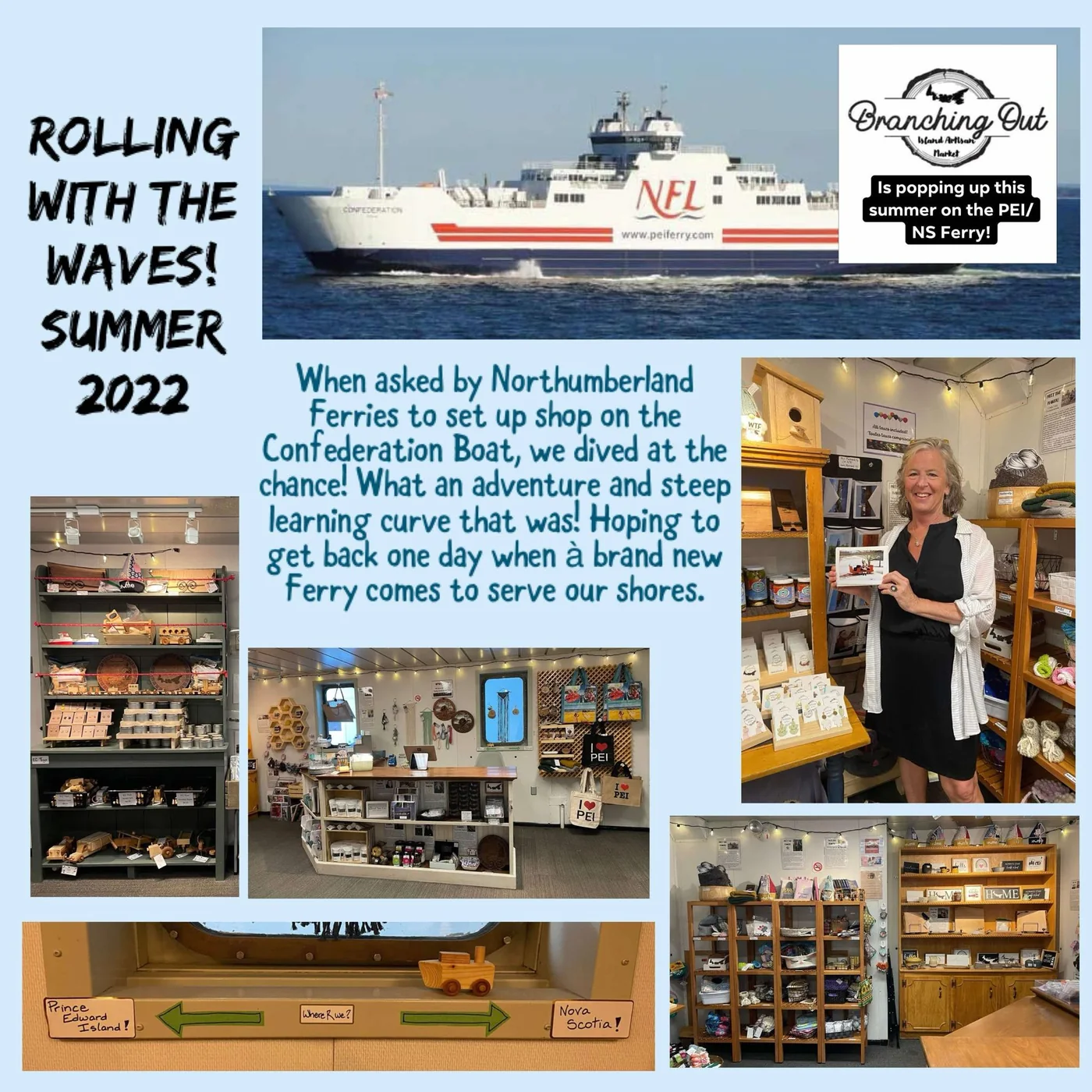 Rolling with the waves: Diana's poster from Summer 2022