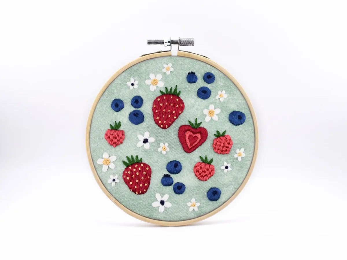 Summer Preserves embroidery kit by Unraveling Joy - Embroidery