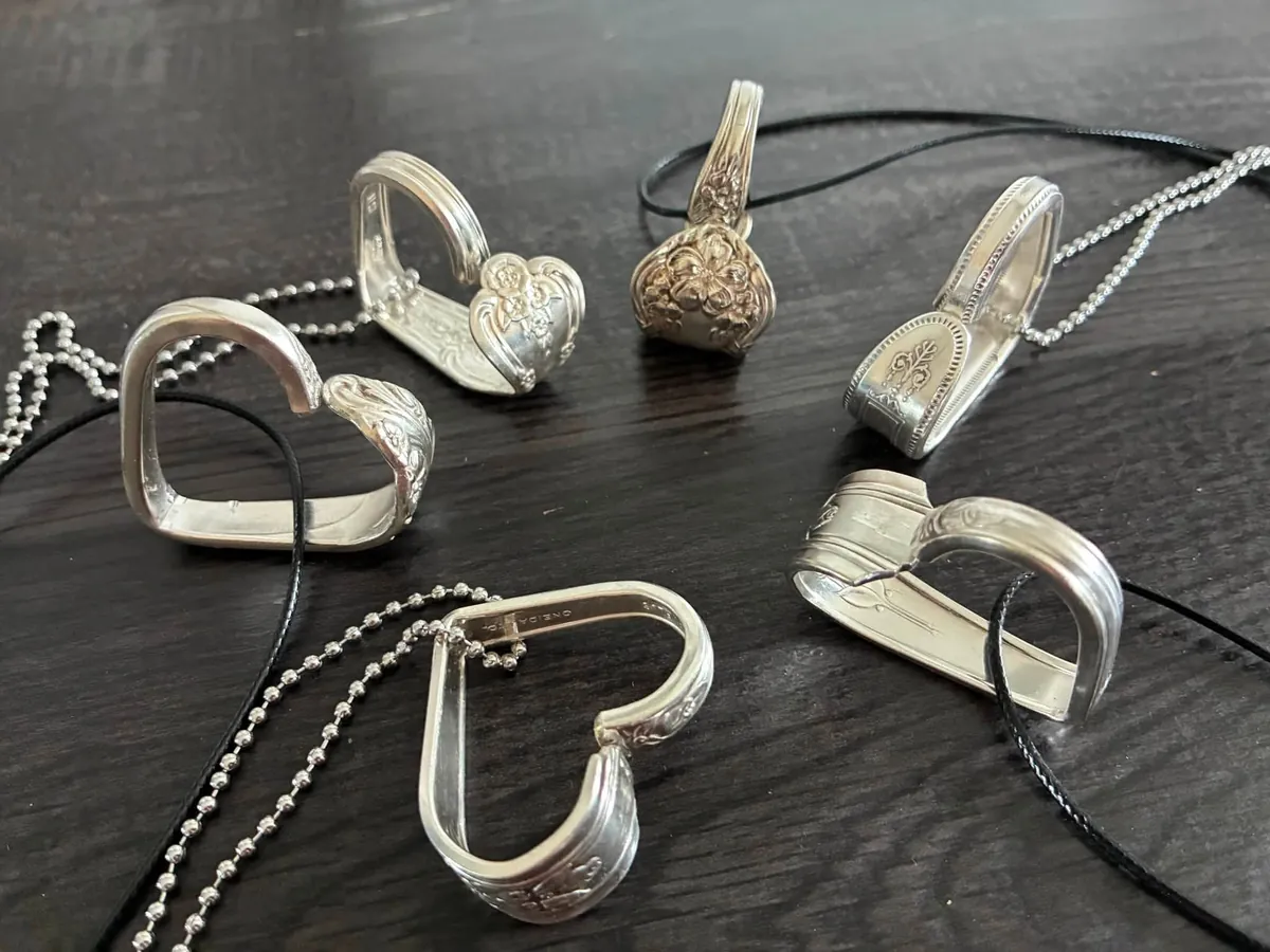 Heart pendants by Vintage Curve