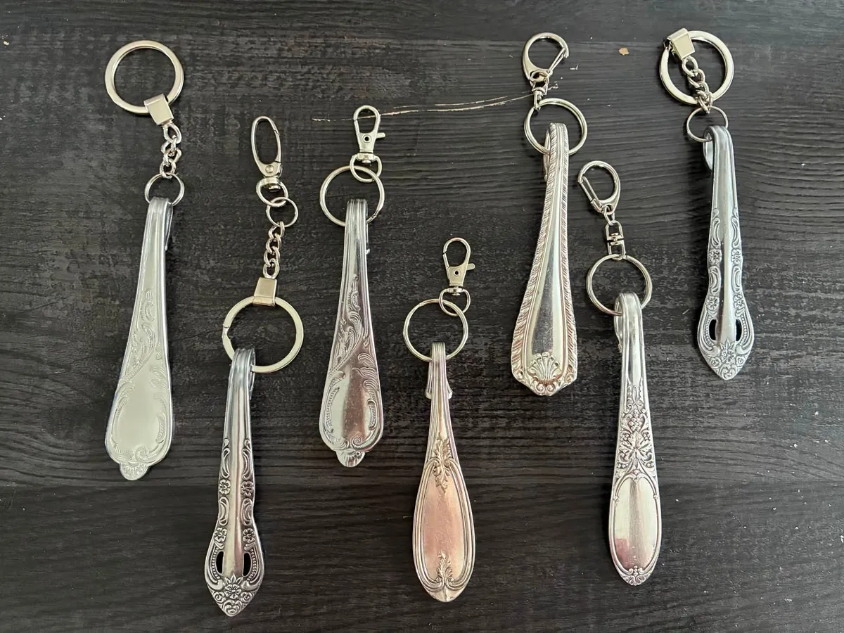 Spoon keychains by Vintage Curve