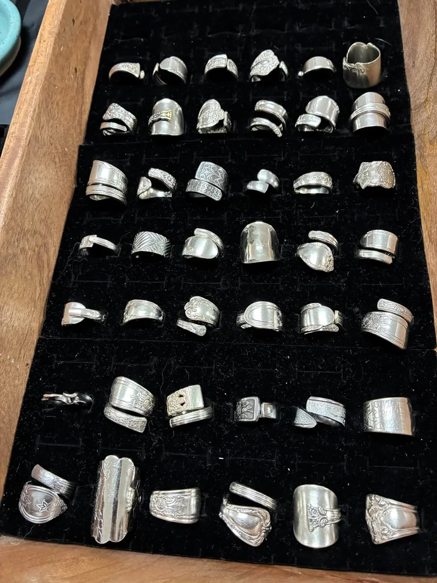 Spoon rings by Vintage Curve